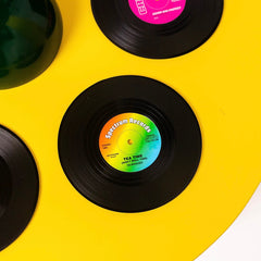 Vinyl Record Coasters