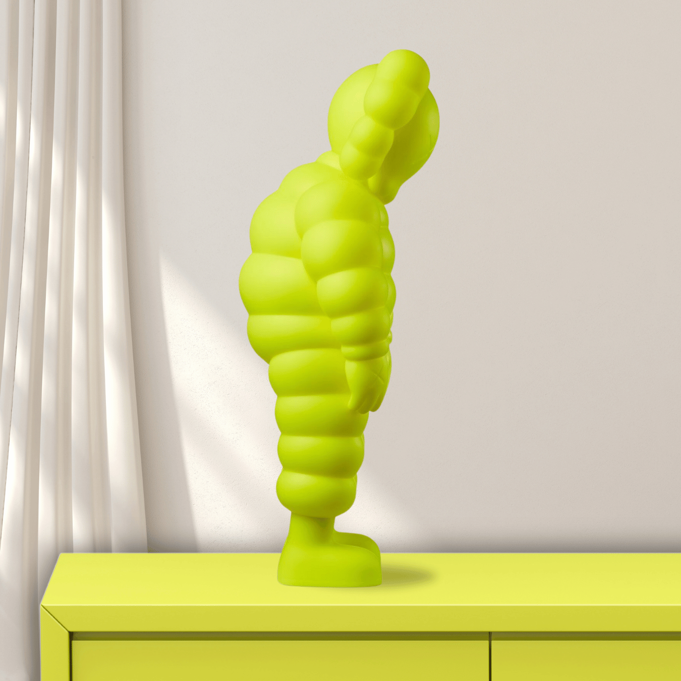 Kaws What Party Figure - Open Edition - Yellow