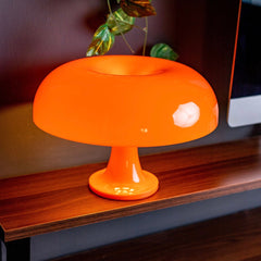 Orange Mushroom Lamp