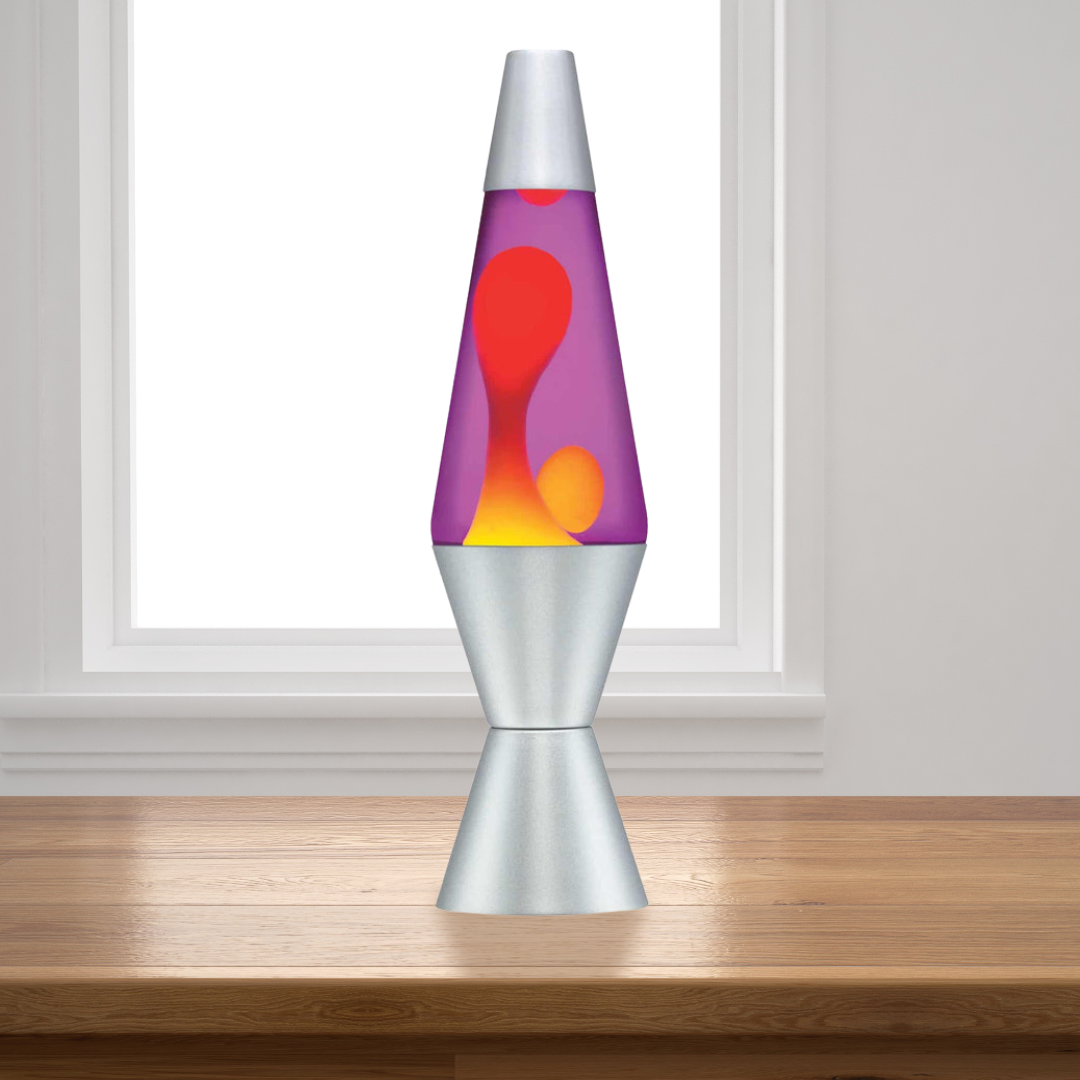 Lava Lamp Silver Base