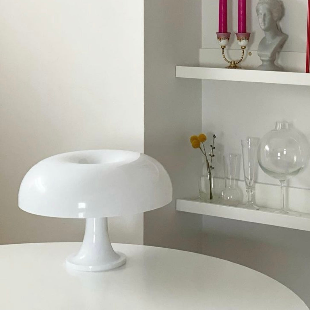 White Mushroom Lamp