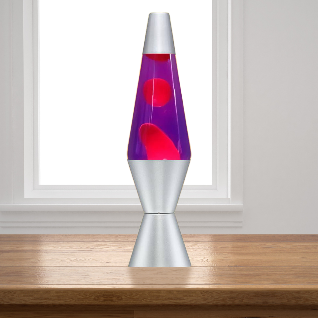 Lava Lamp Silver Base