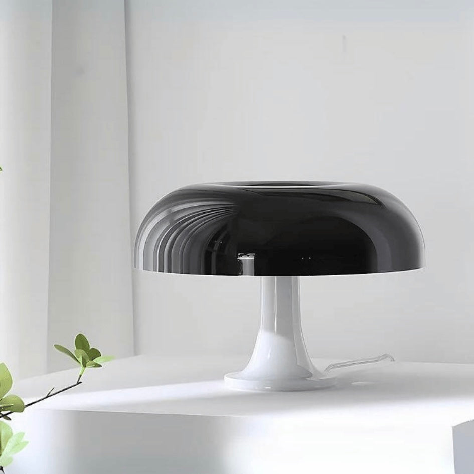 Black/White Mushroom Lamp