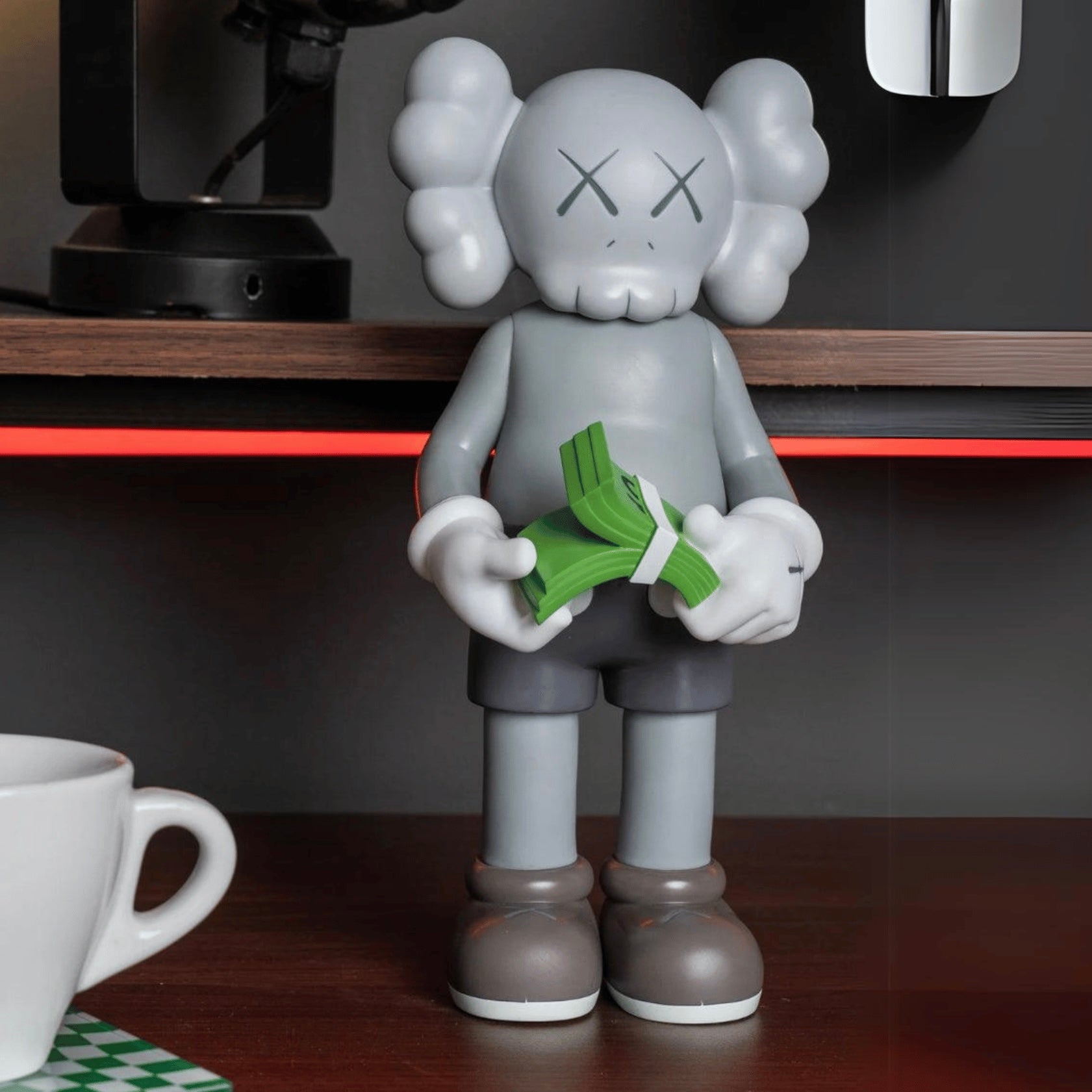 Kaws Cash Figure - Open Edition - Silver