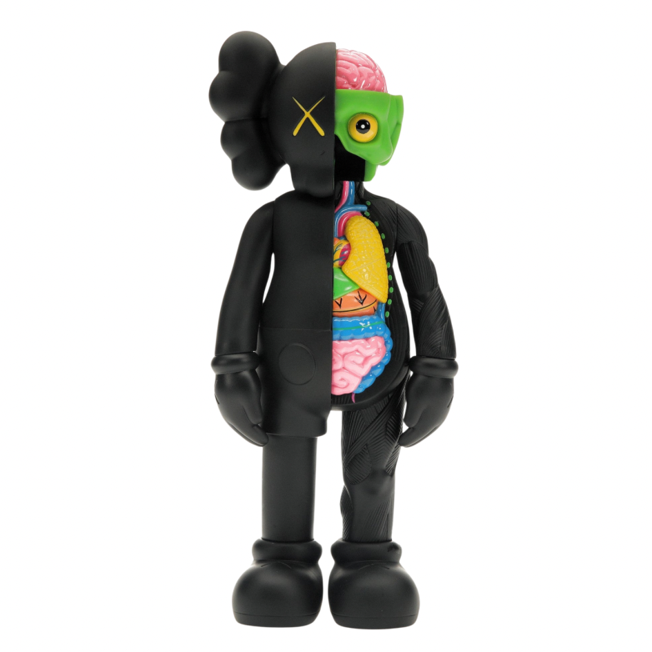 Kaws Companion Flayed Figure - Passing Through Edition - Black