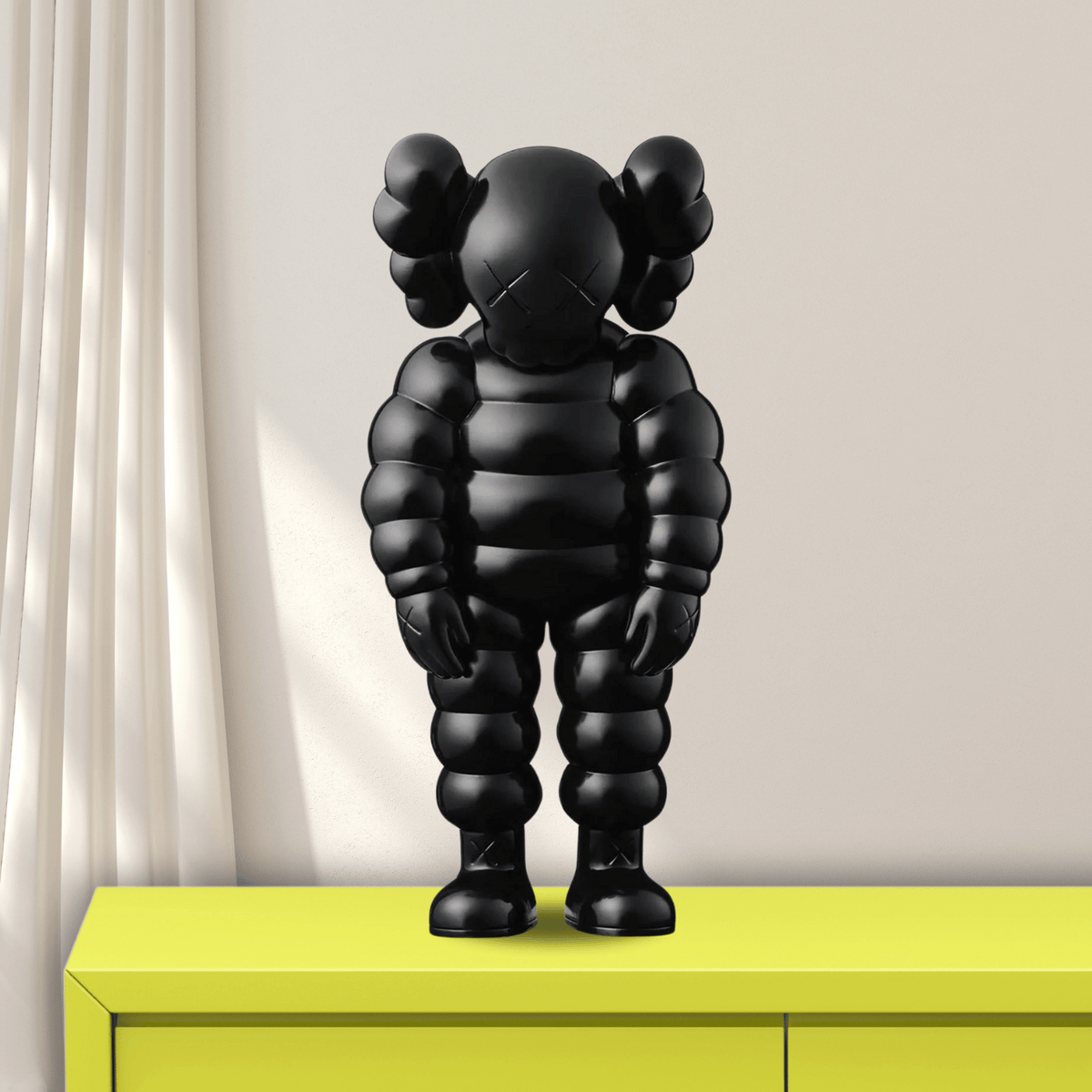 Kaws What Party Figure - Open Edition - Black