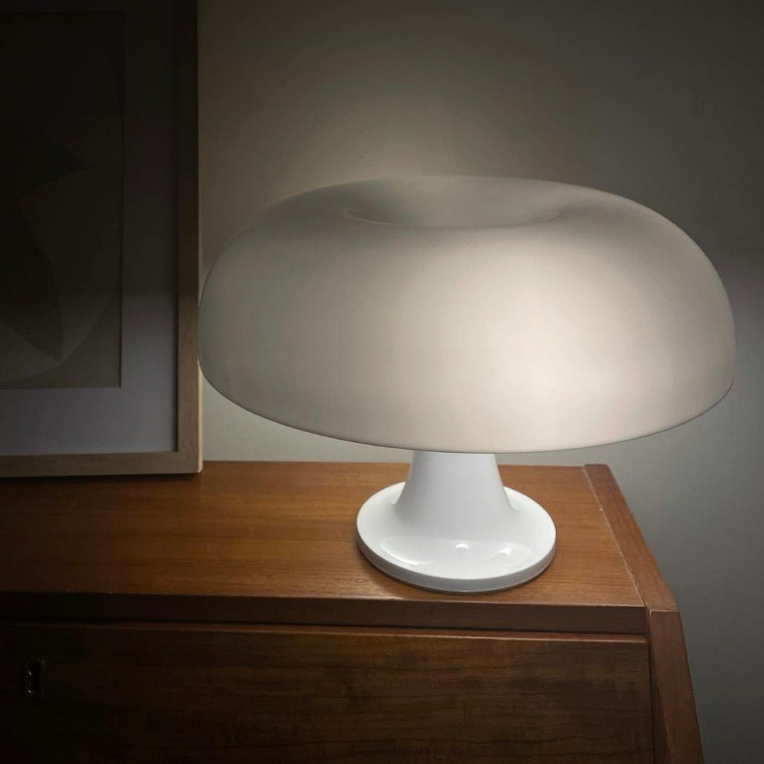 White Mushroom Lamp