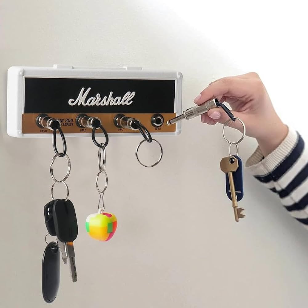 White Marshall Key Holder