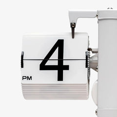 White 12H Desktop Clock