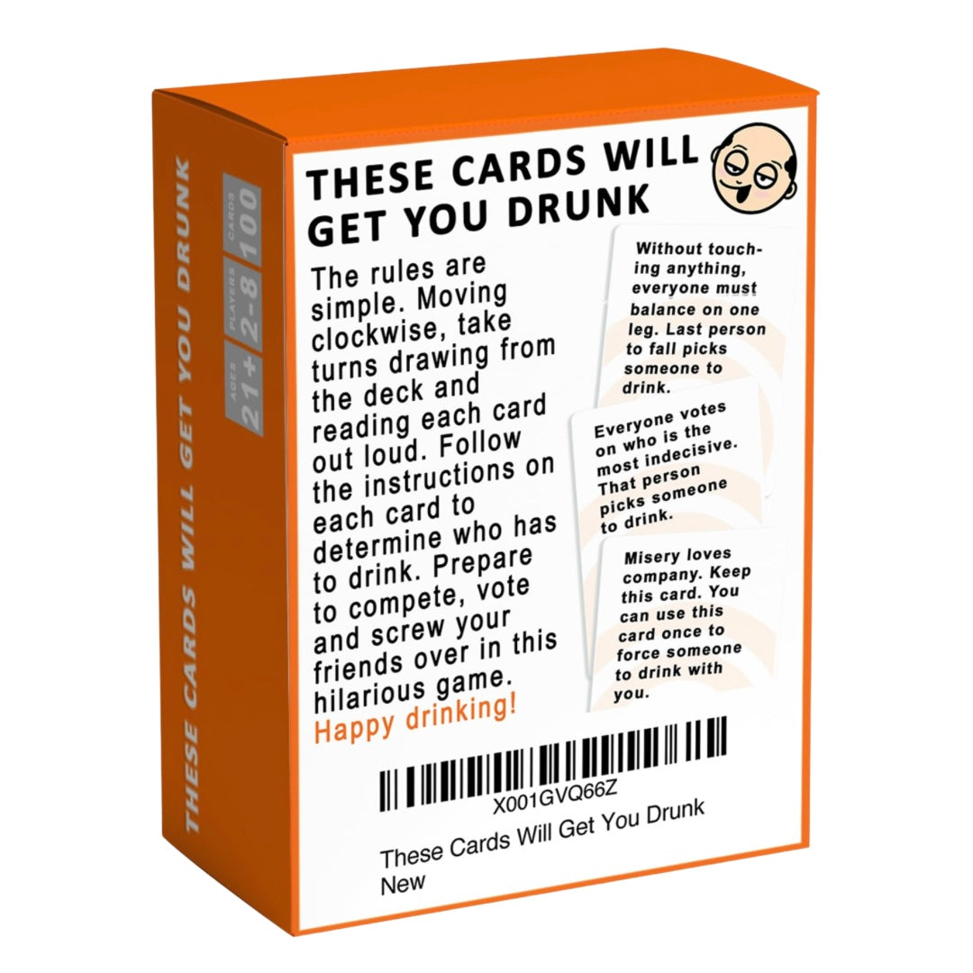 Happy Drinking Cards V.2 Orange