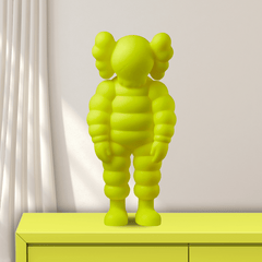 Kaws What Party Figure - Open Edition - Yellow