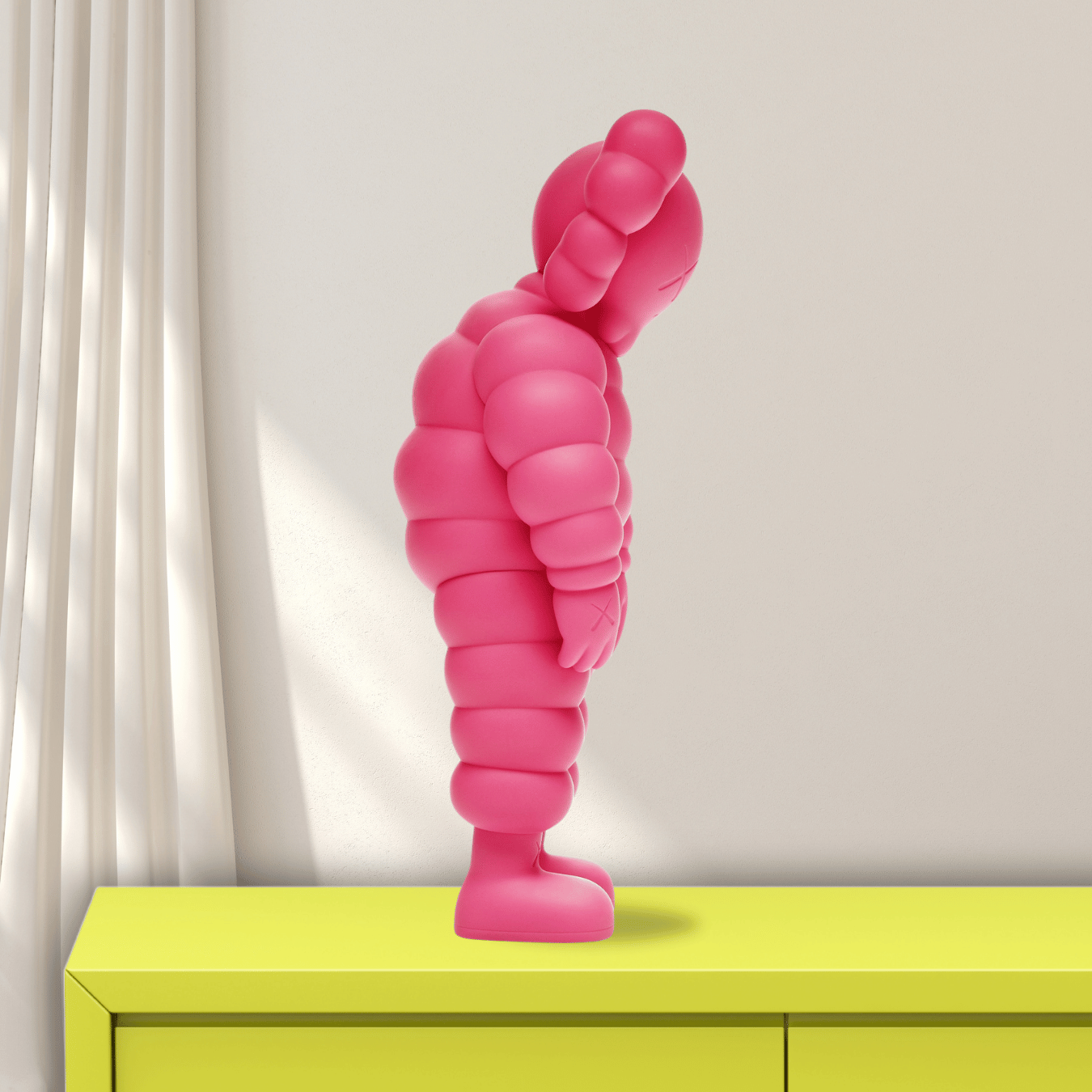 Kaws What Party Figure - Open Edition - Pink