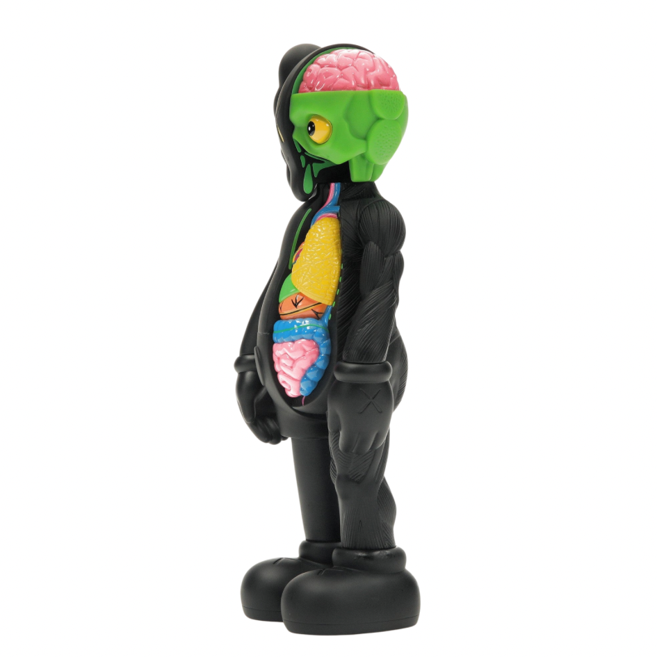 Kaws Companion Flayed Figure - Passing Through Edition - Black