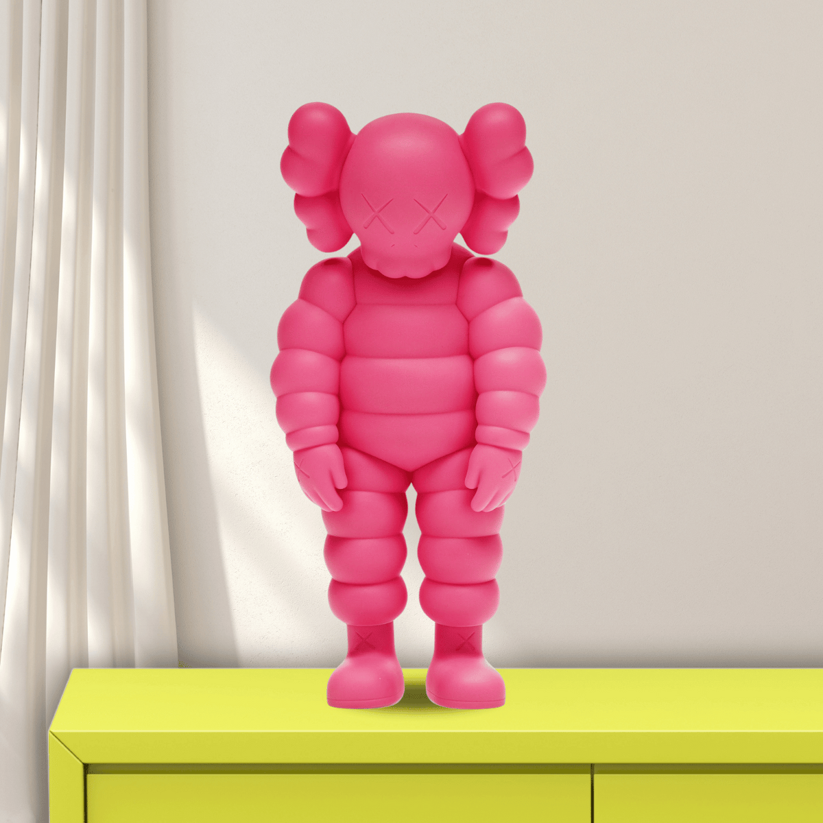 Kaws What Party Figure - Open Edition - Pink